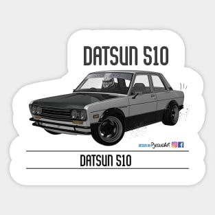 Datsun 510 White Sticker